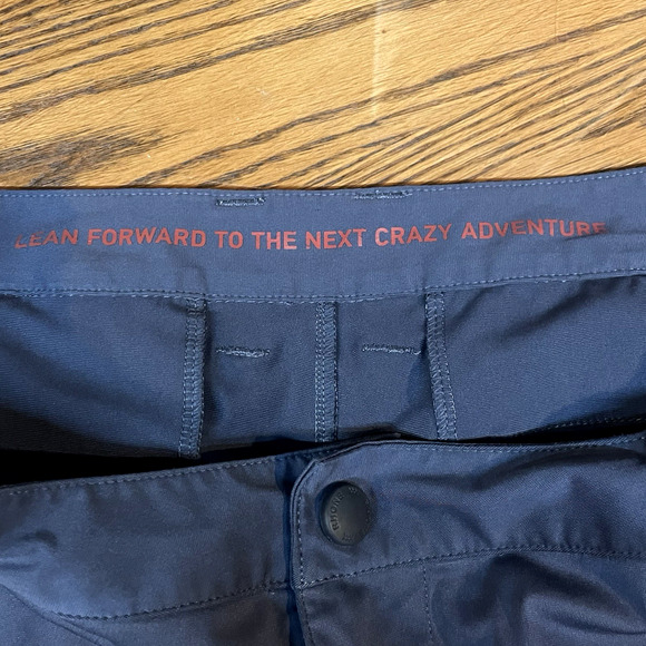 Rhone Shorts Mens 34 Blue Commuter Chino Performance Golf Preppy Casual Stretch - Picture 6 of 12